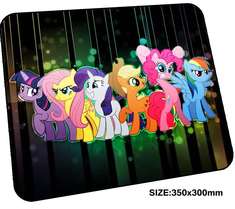 Игровой коврик для мыши my little pony, x 3 мм, игровой коврик для мыши, аксессуары для ПК, популярный эргономичный коврик для мыши
