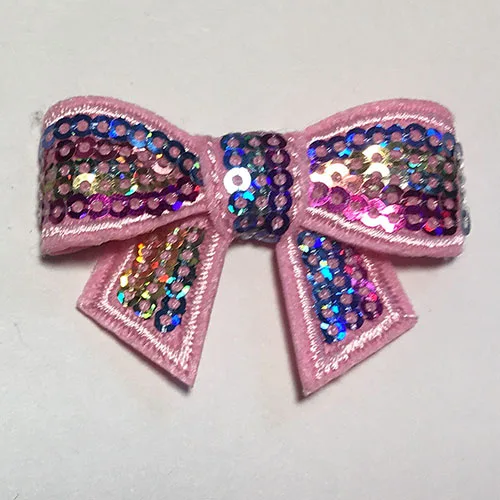 Rainbows1 1.8inch Детские девушки блесток луки с зажимами Малыш Детские праздничные волосы бант зажим для волос Детские бантики зажим для волос аксессуары для волос - Цвет: Rainbows1 1.8inch