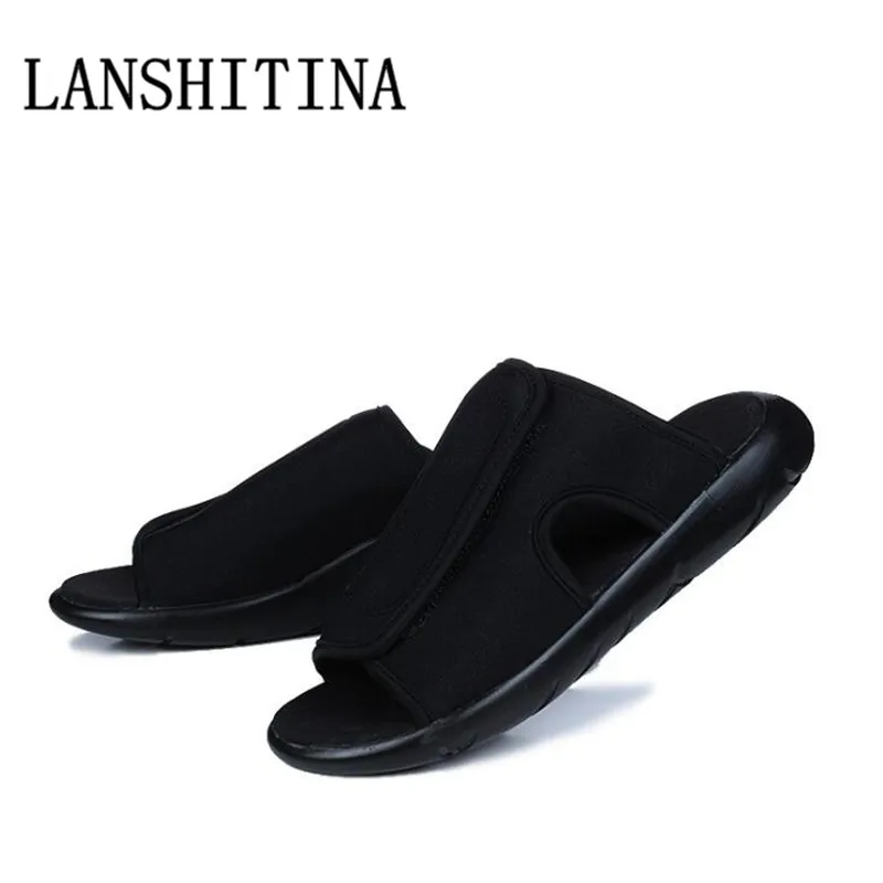 LANSHITINA/Новое поступление 2017 года модные летние мужские Вьетнамки пляжные