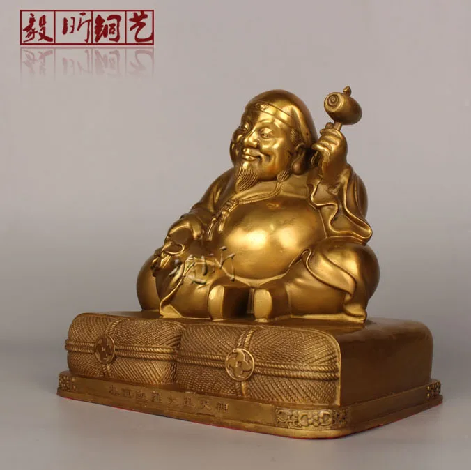 Japan home Porch lobby OFFICE efficacious Protection Mascot thriving business Mahakala Fortune God FENG SHUI art | Дом и сад
