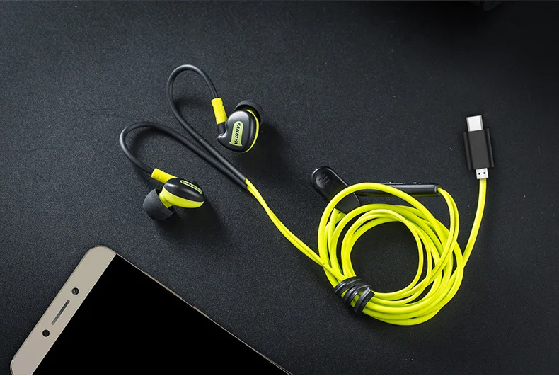 Usb type C наушники проводные наушники с пультом управления микрофон Тип C наушники для huawei P30 P20 Pro Xiaomi Mi9 Oneplus 6+ 7