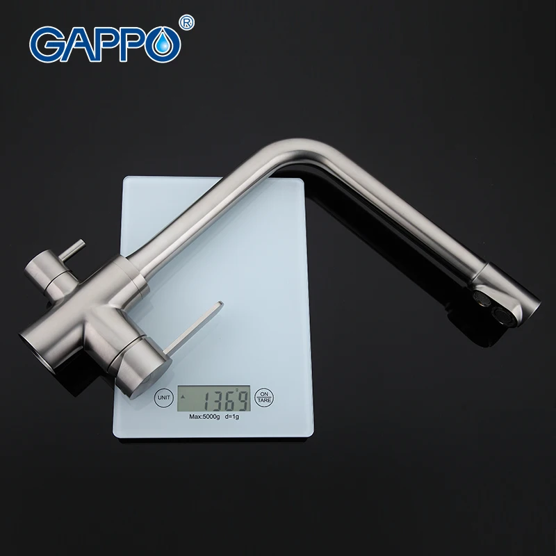 GAPPO кухонный кран с фильтрующим краном смеситель для кухонной раковины латунный