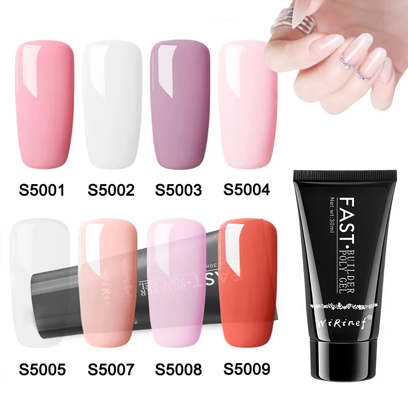 

Dropshipping Nail Extension Gel Art Pen Tips Mould Kit Builder Makeup Tool Fashion for Women SMJ