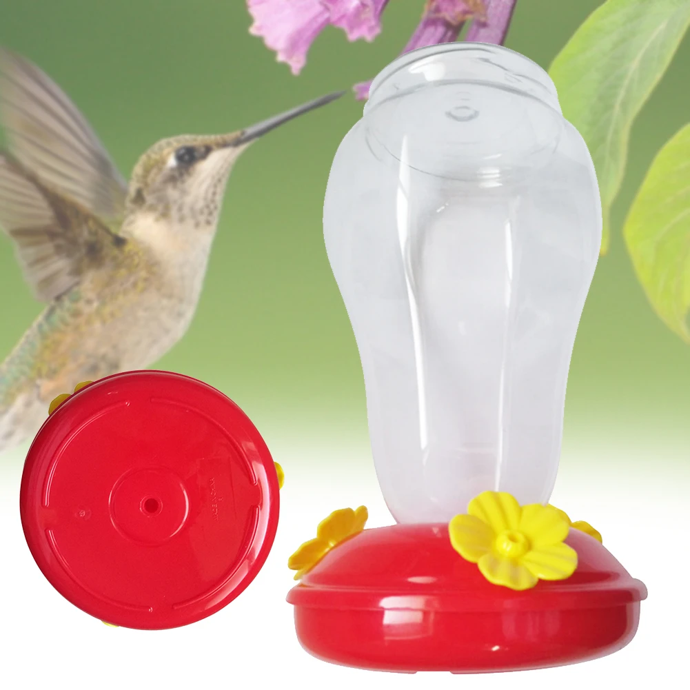 Цветок Открытый питьевой сад дома Железный крючок подачи воды Колибри