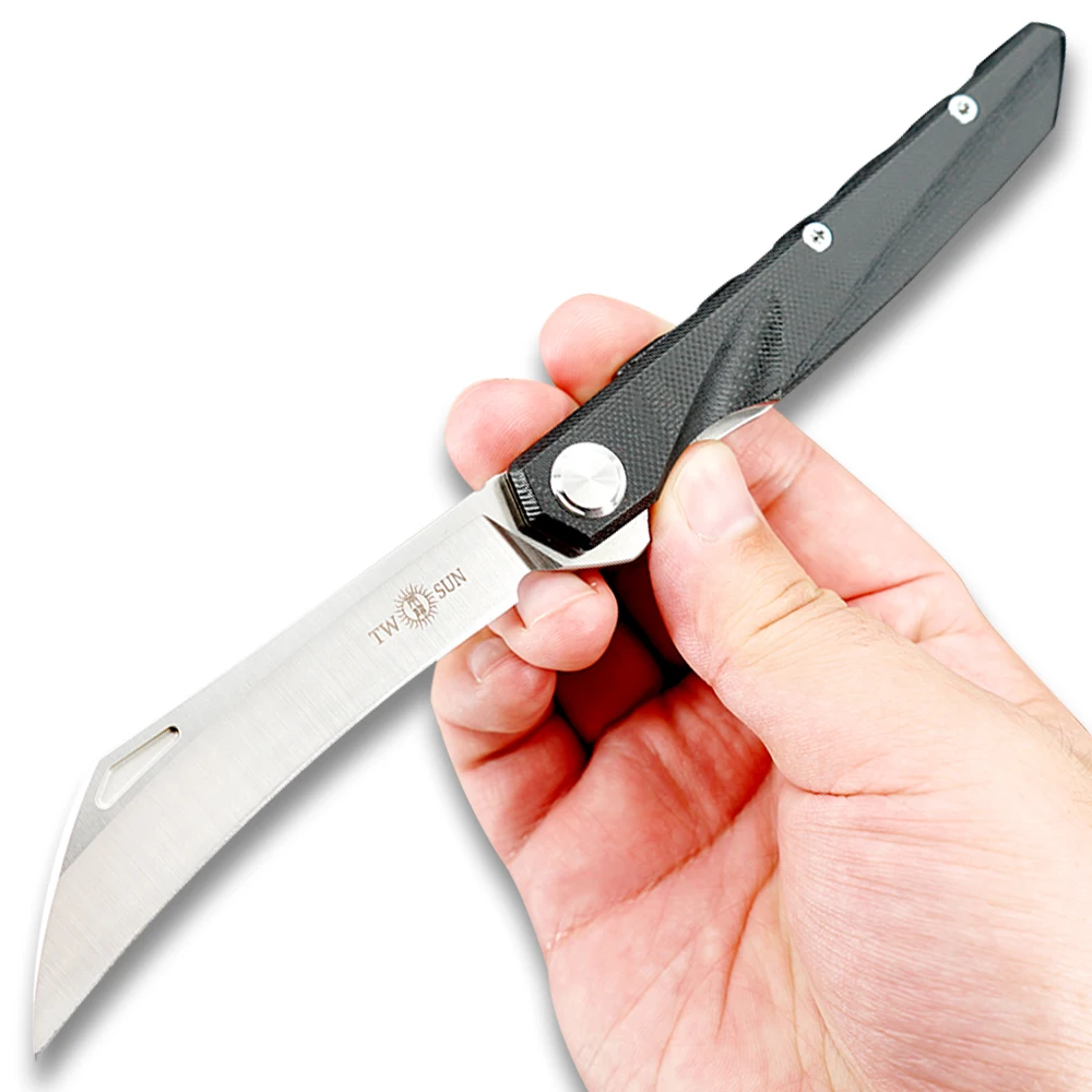 Складной карманный нож TwoSun D2 тактический для выживания ножи кемпинга охоты улицы