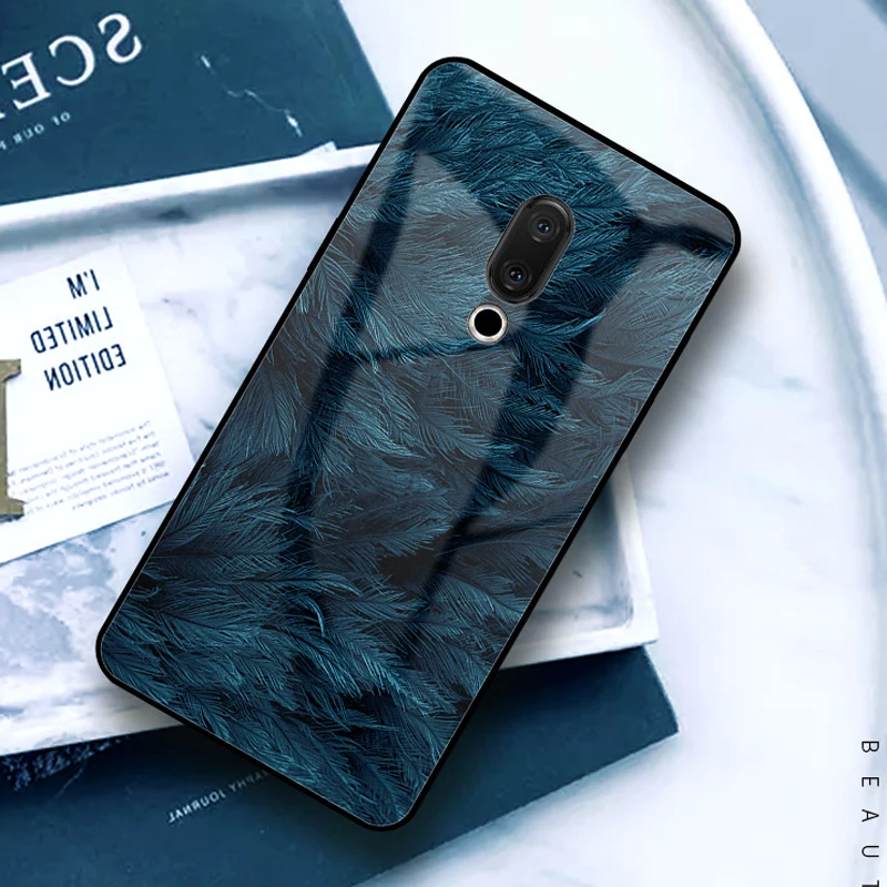 GFAITH чехол из закаленного стекла для Meizu note 9 звездное небо дизайн Полная защита 16 S