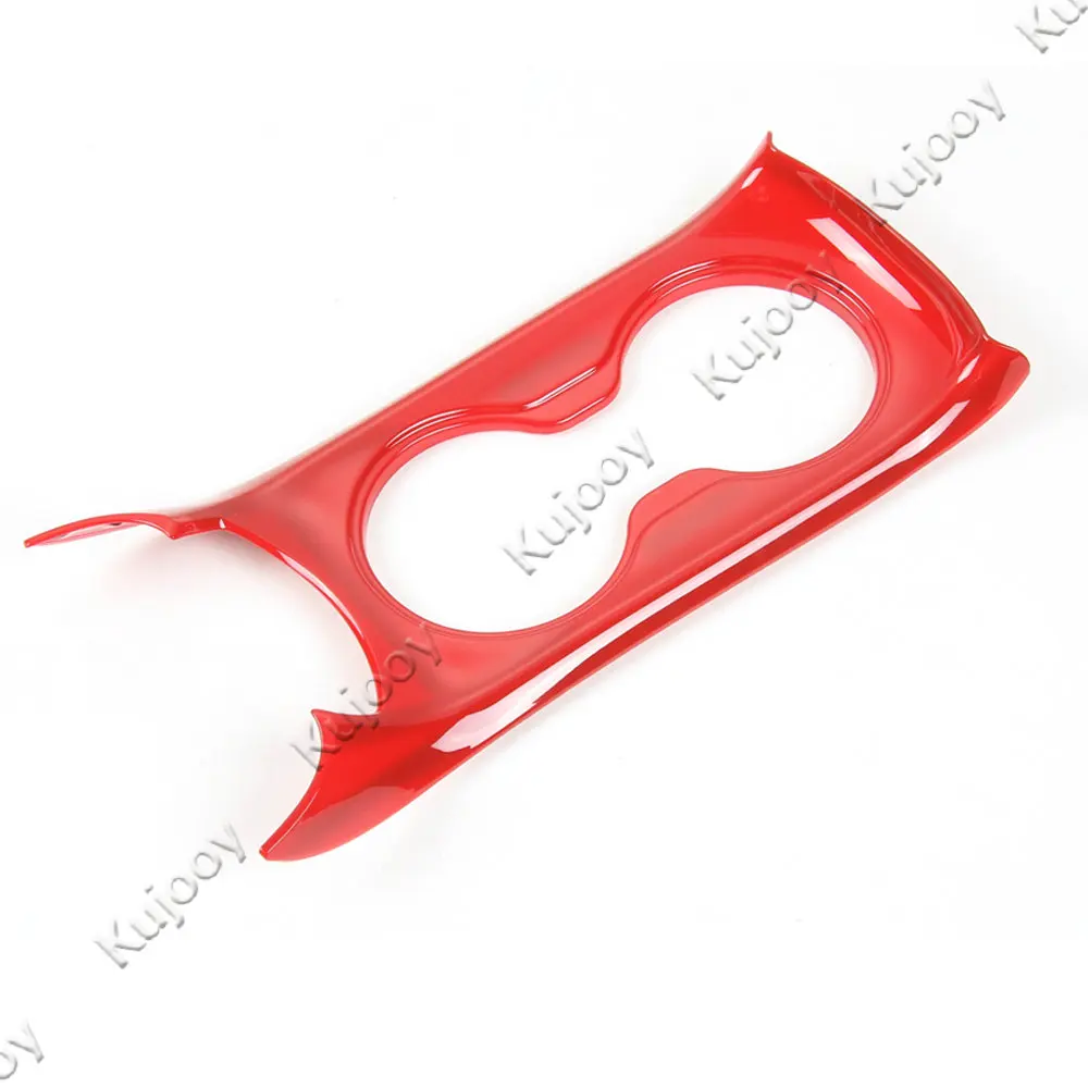 Красный/хромированный держатель для стакана с водой из АБС отделка декоративная