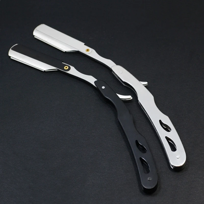 

New Vintage Straight Razor Foldable Handle 270 Degree Free Stainless Steel Shaving Beard Hair Cutting Eyebrow shaping