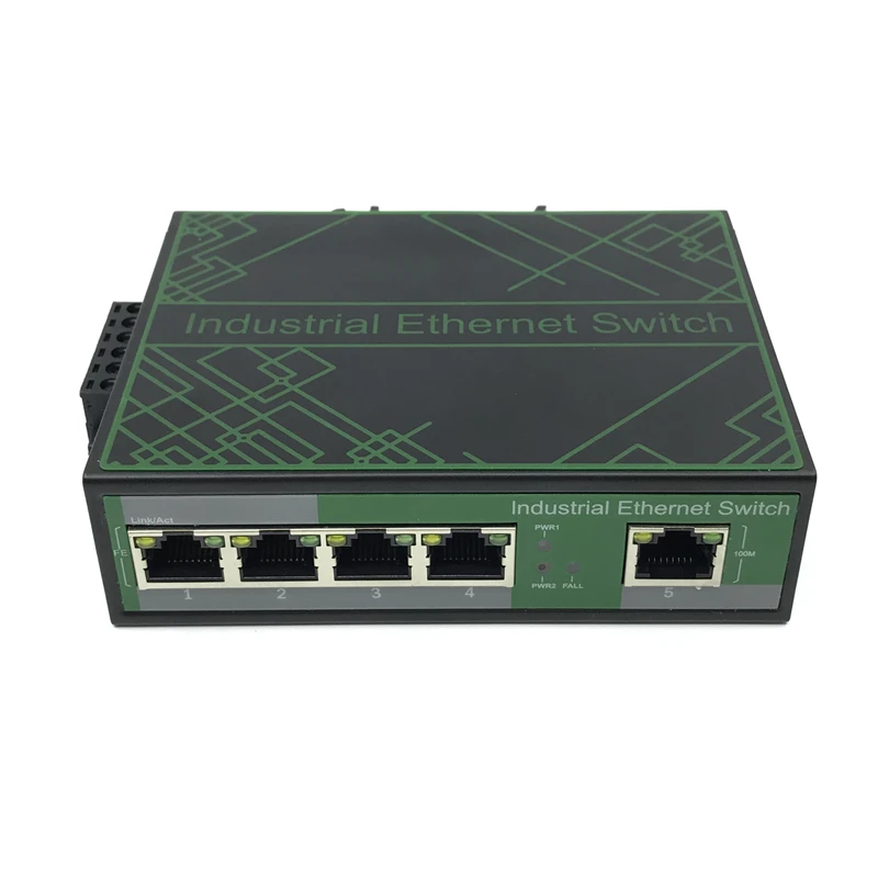 

Industrial High Power Unmanaged 10/100M 4 Port 5 Port Industrial Ethernet Switch For CCTV Security gigabit switch network rack