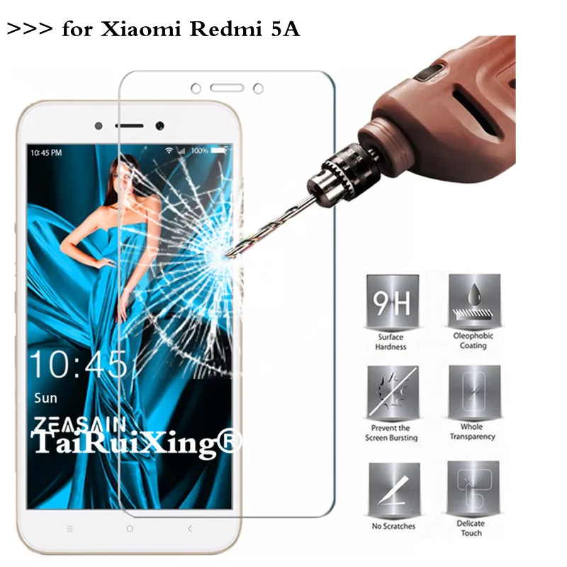 9H 2.5D 0 26 мм Закаленное стекло протектор экрана для Xiaomi Redmi 5A 5 A 5a Защитная пленка