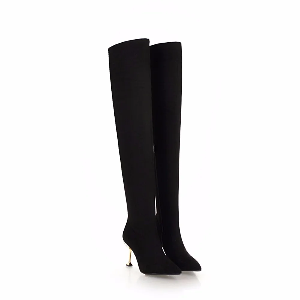 Женские сапоги на высоком каблуке 8 см с леопардовым принтом | Обувь