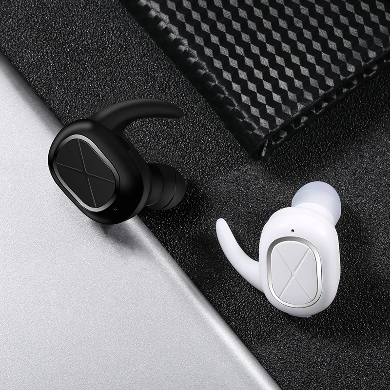 USAMS вкладыши Беспроводной Bluetooth V4.1 наушники 2 в 1 Smart Connect HD Шум снижение Hands free