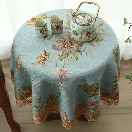 pattern 02 Высокое качество, кружевная круглая скатерть, кухонные аксессуары, украшение дома, скатерть, новогодний подарок, европейская прямоугольная скатерть - Цвет: pattern 02