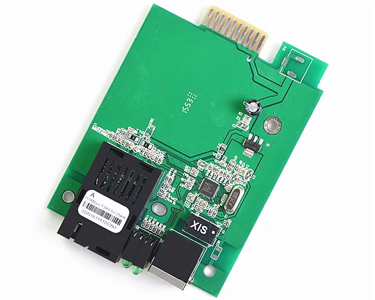 Карта оптоволоконного медиаконвертера 10/100 м оптоволоконный медиаконвертер OEM