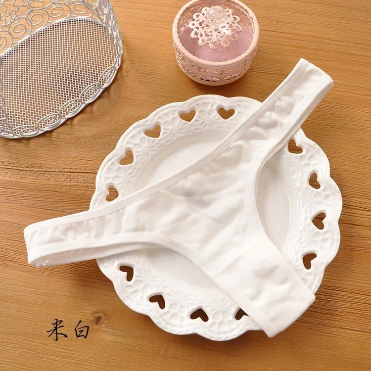 Хлопковые однотонные леопардовые трусы, нижнее белье для молодых девушек, трусики-стринги с низкой талией для девочек, сексуальные трусики-стринги, 6 шт