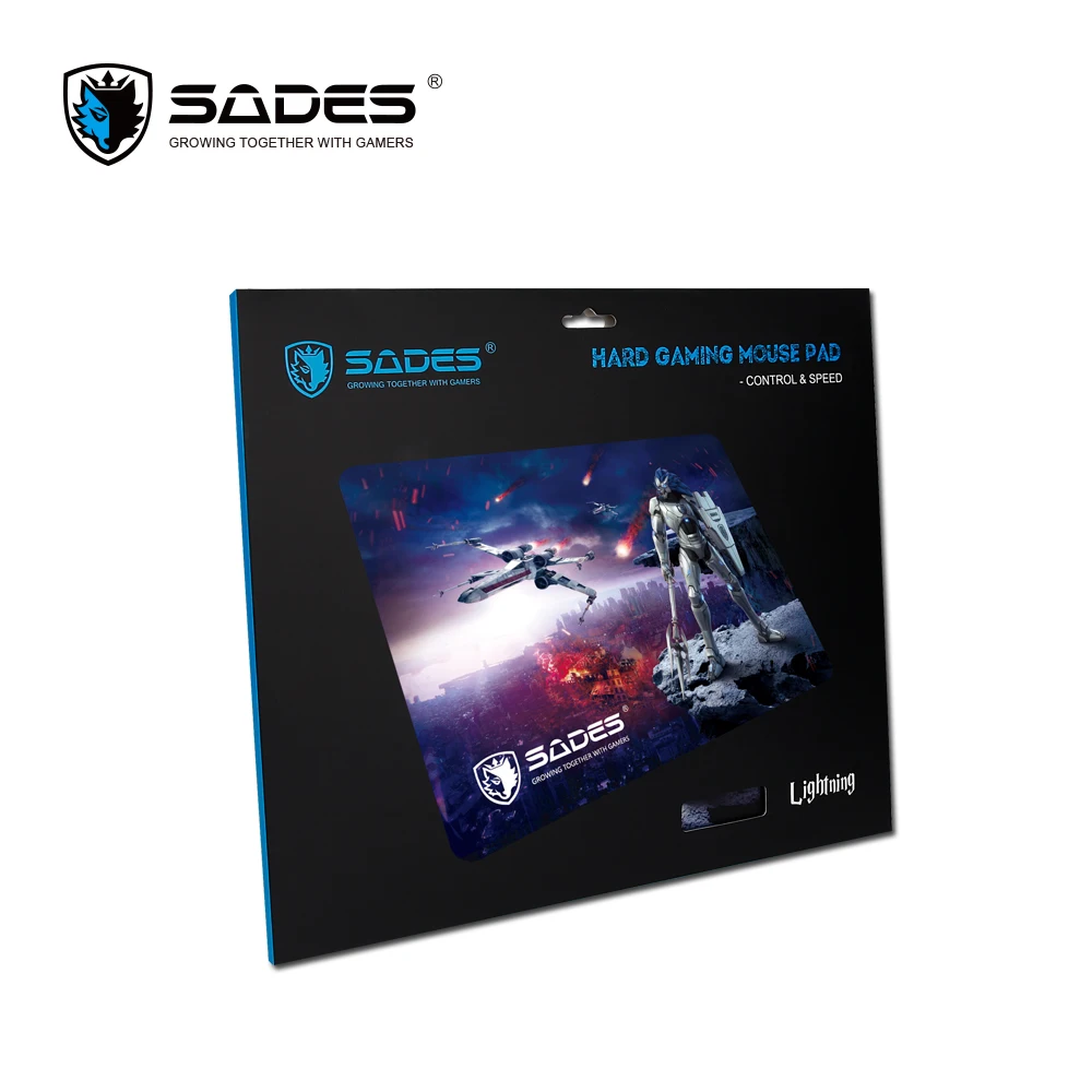 SADES SAP1 коврик для мыши среднего размера Нескользящий Резиновый игровой волчий