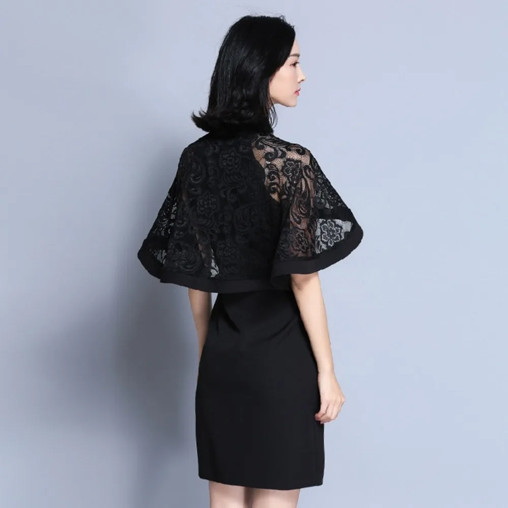 2017 новых прибыть весна лето женщин повседневная dress твердый воротник тонкий плюс