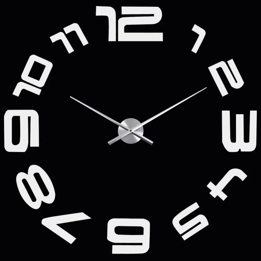 Главная Присоединения DIY Настенные Часы Большое Количество Стены 3D Mirrior Новый 2016