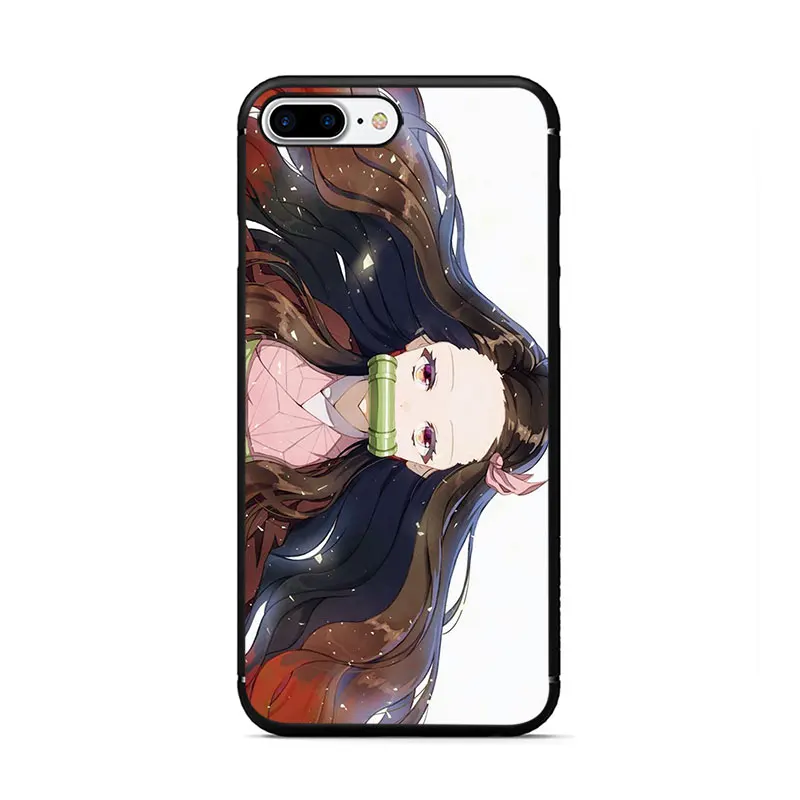 B6 Аниме Demon Slayer Kimetsu no Yaiba Мягкий ТПУ чехол для телефона для iPhone 11 Pro 5 5S 6 6s 7 8 Plus X XR XS MAX - Цвет: B6