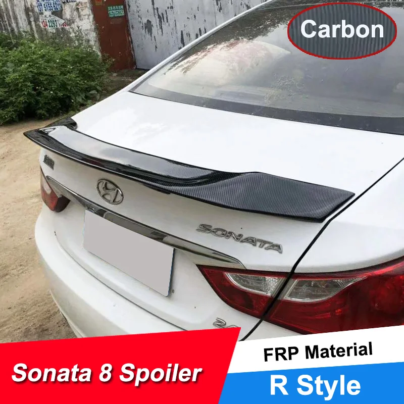 JNCFORURC автомобильный спойлер на крышку багажника для Hyundai Sonata 8 2011 12 13 R стиль