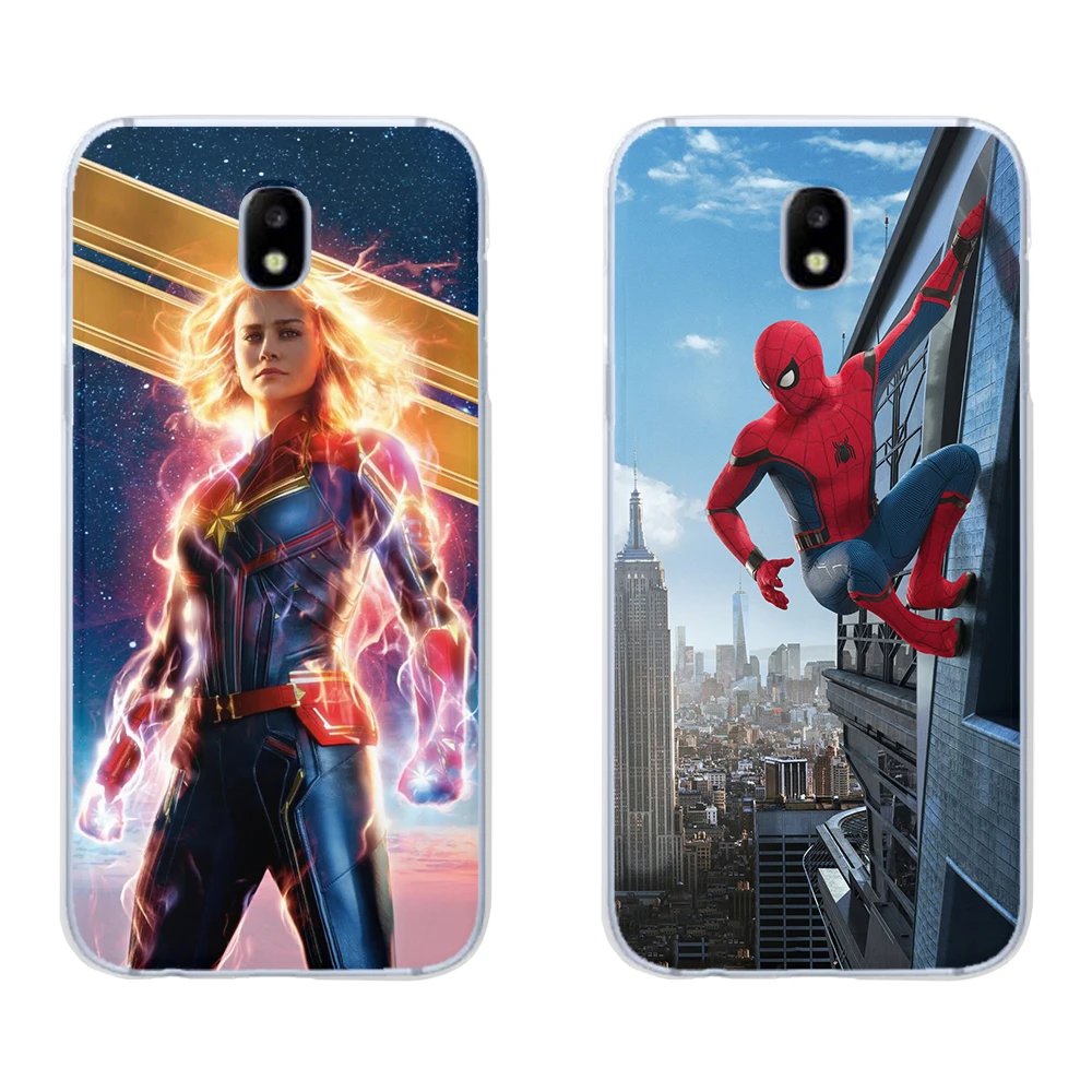 Fashion Phone Case For Samsung Galaxy A7 2018 case A6 A8 A5 A3 A9 2016 2017 Miracle Hero Iron Man Spiderman Soft Silicone Cover |
