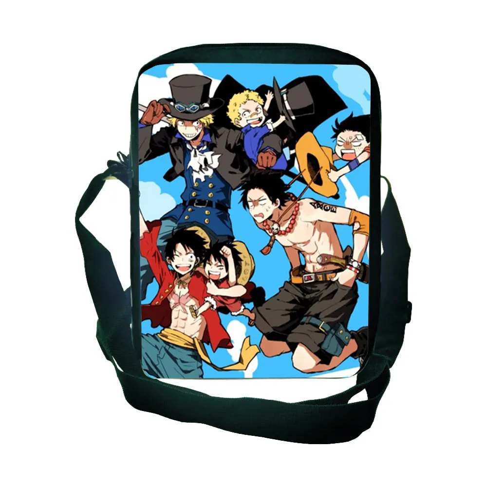 Сумка через плечо Luffy Shanks Sanji Zoro Ace новинка Повседневная Красивая Детская сумка