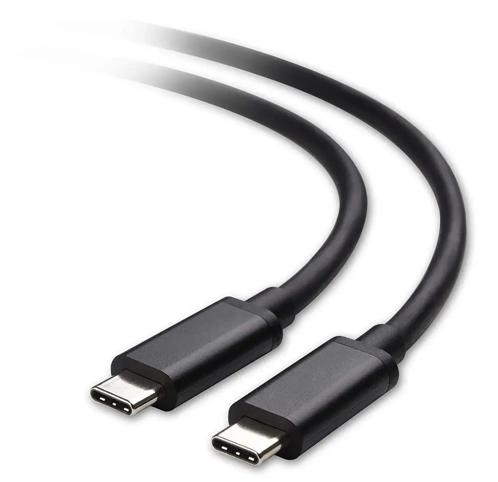 5A 87 Вт PD кабель для быстрой зарядки QC 4,0 USB C к USB C кабель для Macbook PRO samsung S10 S9 Note 8 9 huawei Matebook P30 type c - Цвет: Черный