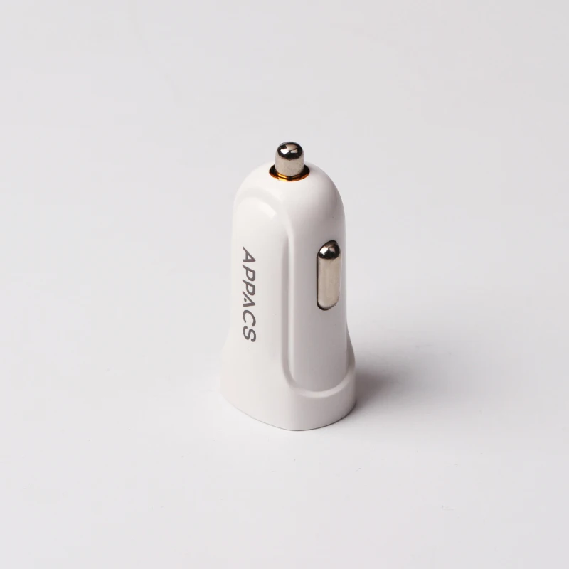 APPACS мини USB Автомобильное зарядное устройство для мобильного телефона планшет gps быстрое зарядное устройство автомобильное зарядное устройство USB Автомобильное зарядное устройство адаптер в автомобиле