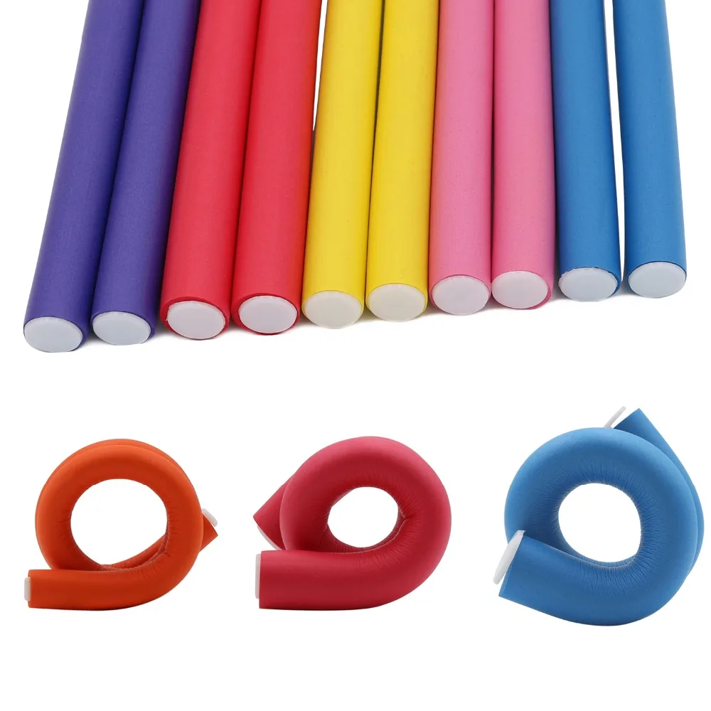 Плойка для завивки волос 30 шт./компл. гибкие стержни мягкая пенопластовая плойка