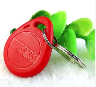 50pcs or 100pcs EM ID keyfobs RFID Tag key Ring card 125KHZ Proximity Token Access Control Attendance EM4100 TK4100 | Безопасность и