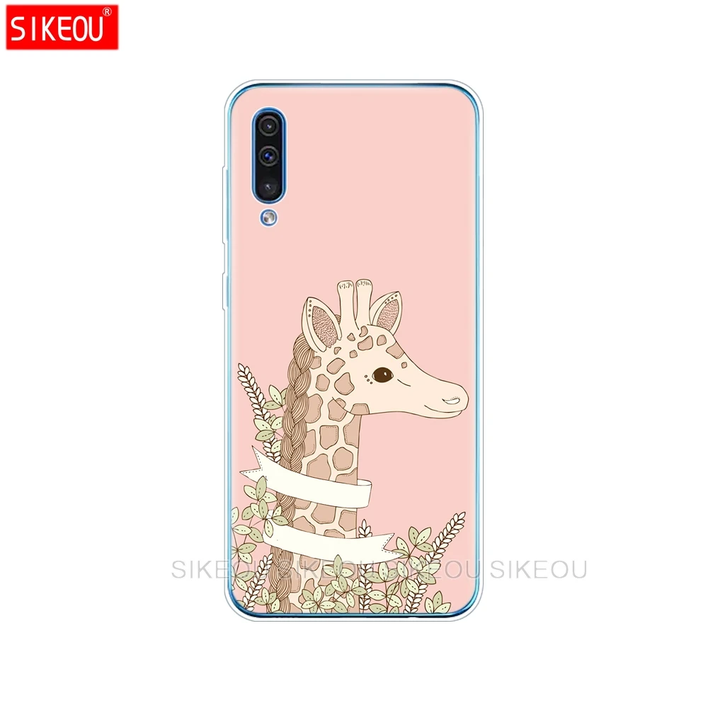 Для samsung Galaxy A50 силиконовый прозрачный Футляр задняя крышка чехол для телефона для samsung A50 A505 A505F SM-A505F мягкий чехол 6,4 - Цвет: 33960