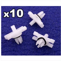10x for bmw e46 trim clips for roof rain gutter plastic moulding trims 51138204858
