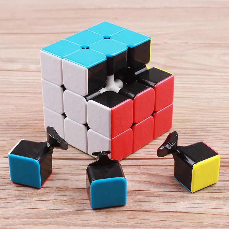 Самодельный магический скоростной куб 3x3x3 без наклеек Профессиональный