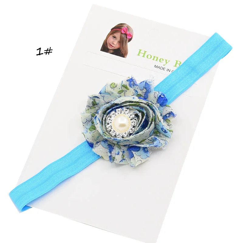 1 шт. потертые цветы банты для волос аксессуары новорожденных|flower hairband|bow headbandhair