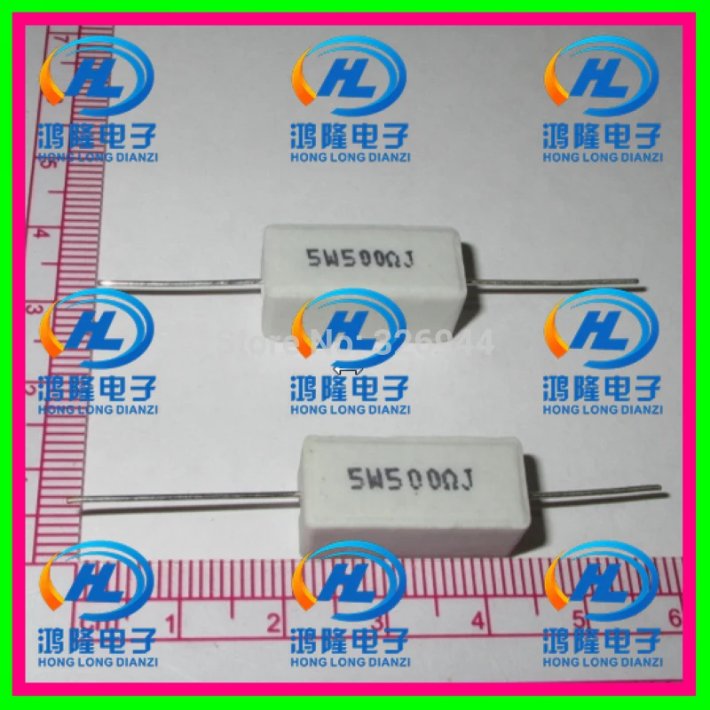 

(10pcs/lot) 5W 500 ohm +/-5% / 5W 500 ohm 5% / 5W 500RJ