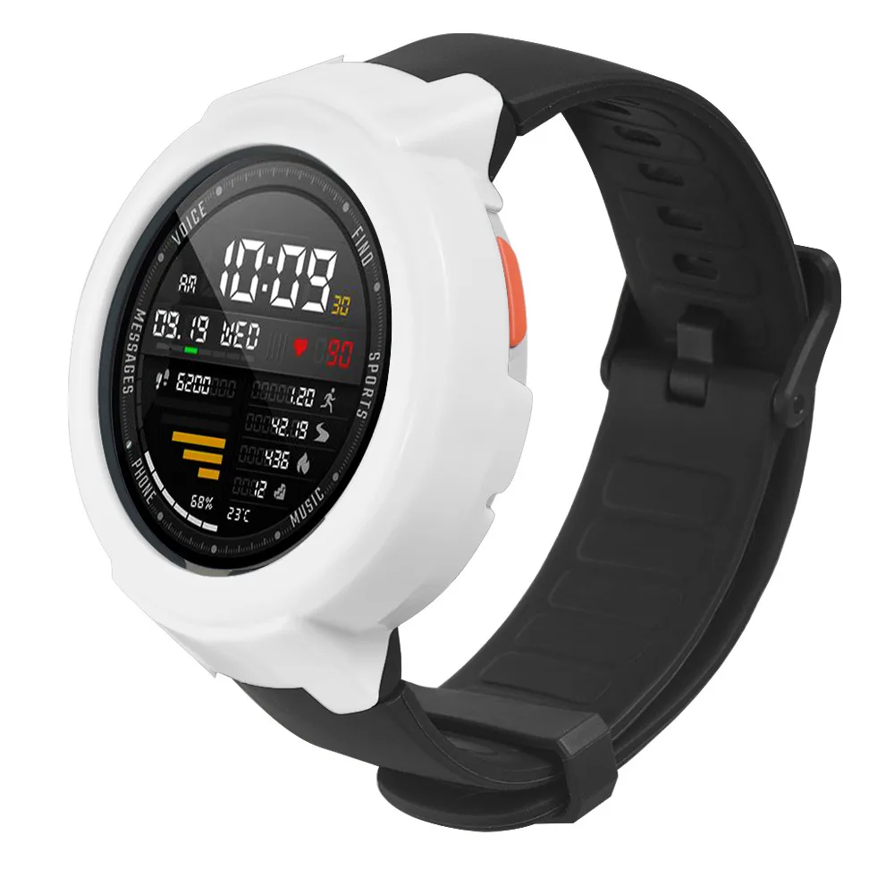 Ультра тонкий ПК жесткий защитный бампер полный Чехол для Huami Amazfit Verge Watachband