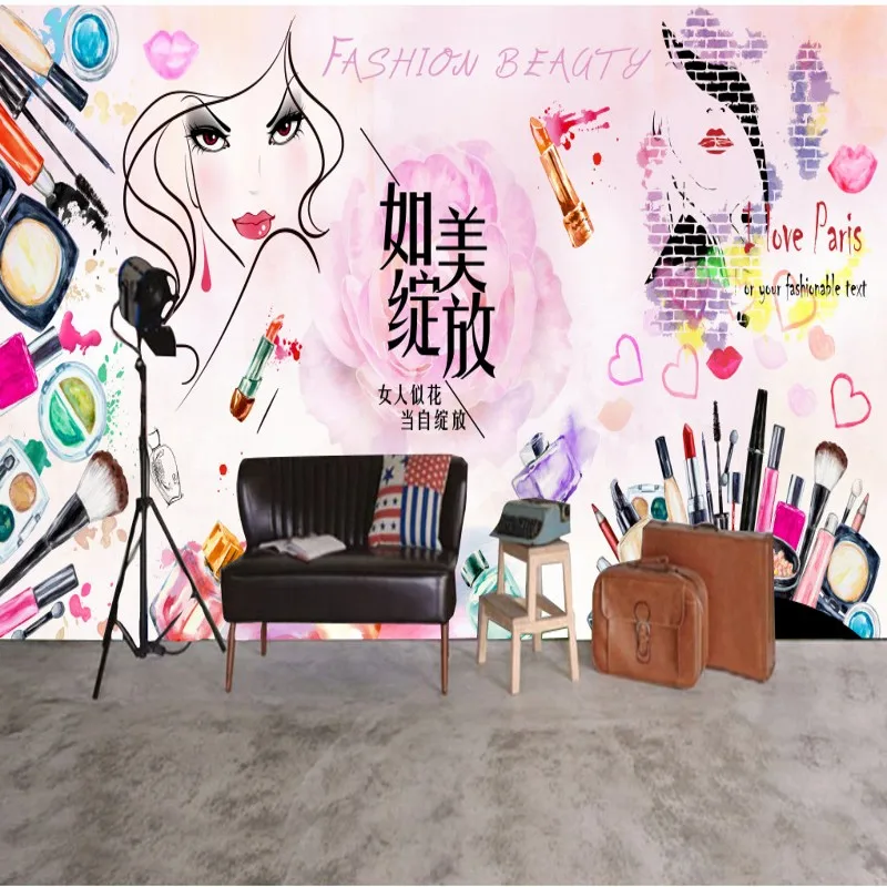 Пользовательские фото обои на заказ магазин ногтей росписи красоты косметика