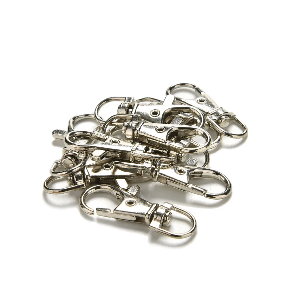 Тупой Серебряный Металл с гальваническим покрытием шарнирная застежка-Омар