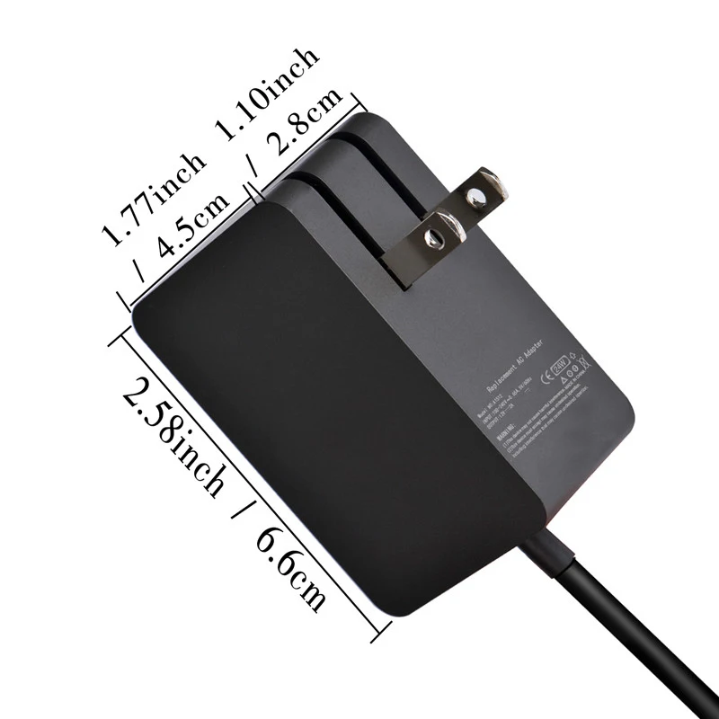 12 В 2 а 24 Вт планшет AC адаптер Зарядное устройство для Microsoft Surface RT Pro 1 1512 1513 1516 PA 1240