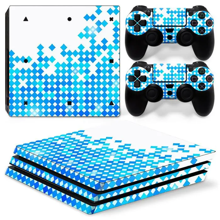 Красочные Viny Наклейка Стикеры для PS4 Pro консоли+ 2 кожаная наклейка на контроллер для sony Playstation 4 Pro игровые аксессуары