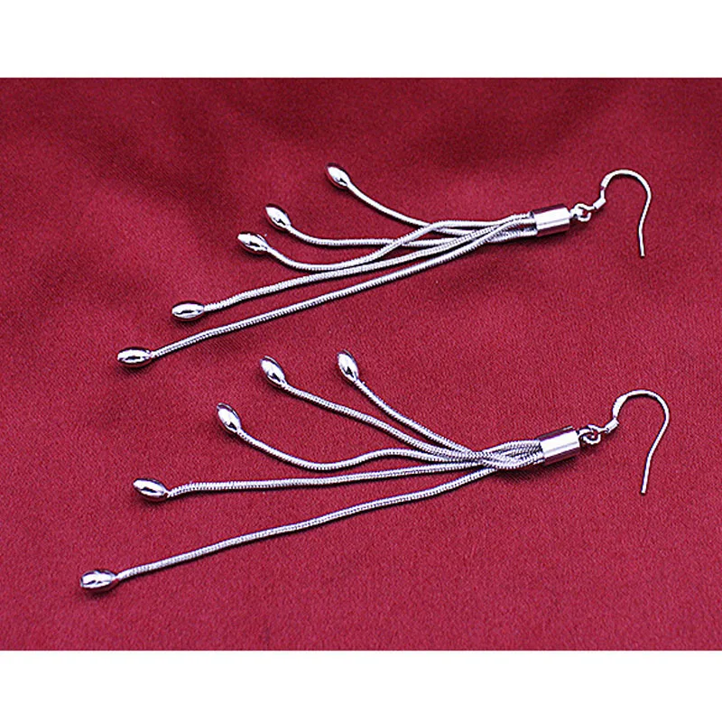 Модные ювелирные изделия с листьями оливковая кисточка 925 пробы Позолоченные