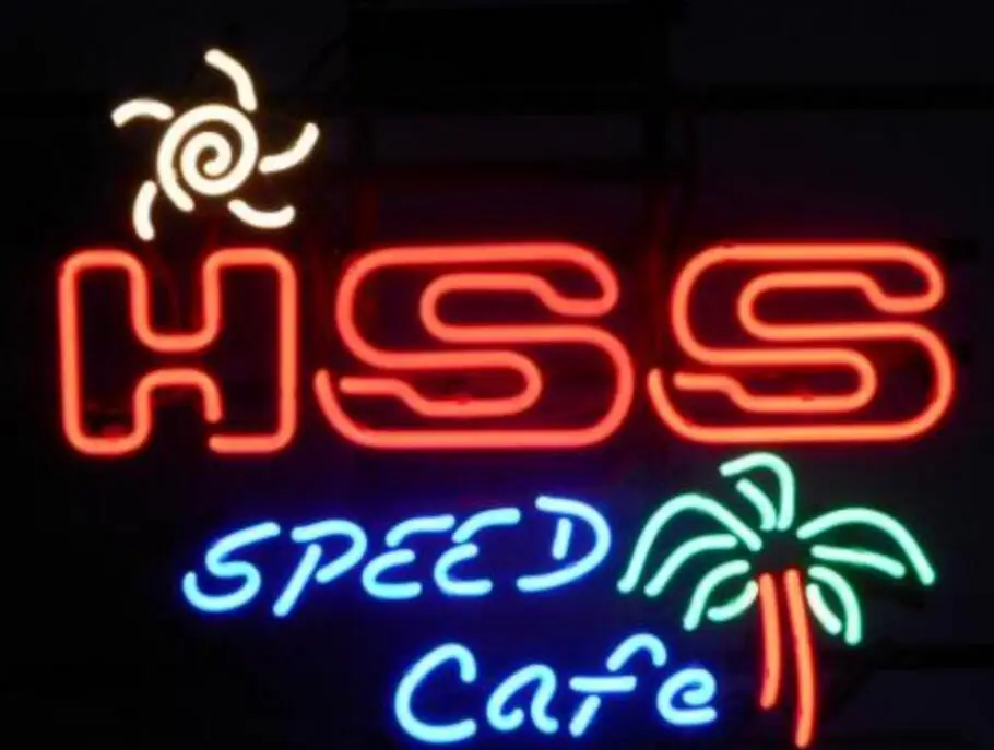 

Пользовательский HSS скоростной стеклянный неоновый свет вывеска пивной бар