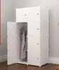 Синий Простой шкаф простой современный детский взрослый сборка полимерный пластиковый шкаф для хранения волшебный шкаф - Цвет: Синий
