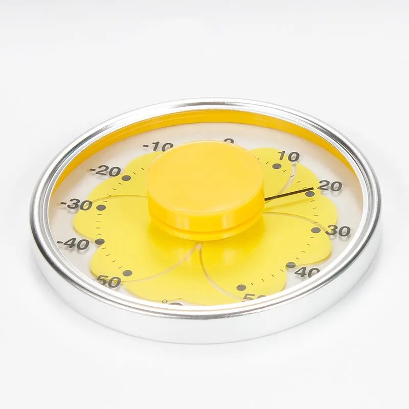 Круглый дизайн Stick on waterproof Alumimum Case наружный Оконный термометр|outdoor window thermometer|window