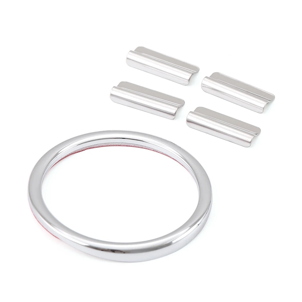 Стикер для автомобильного подъемного выключателя окон хромированная отделка