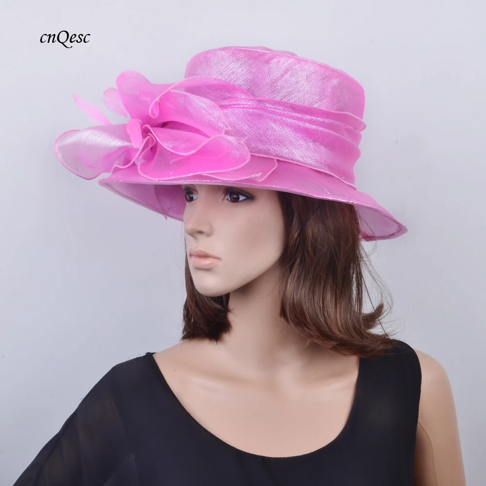 Розовая Свадебная искусственная шляпа для свадьбы Дерби Кентукки гонки аскота