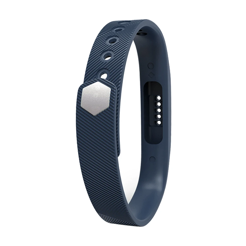 Flexble тонкий браслет мягкий силиконовый ремень застежка для Fitbit Flex2 резиновый