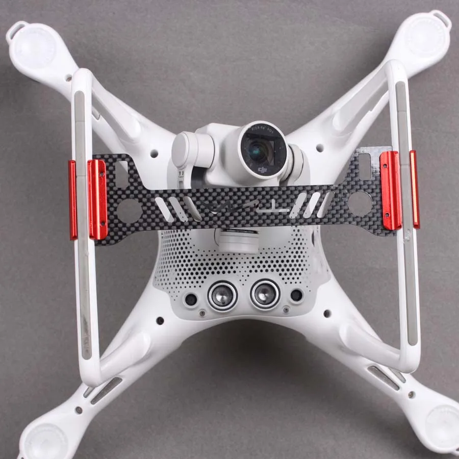 Карбоновый защитный кронштейн из углеродного волокна для камеры DJI Phantom 4 Gimbal
