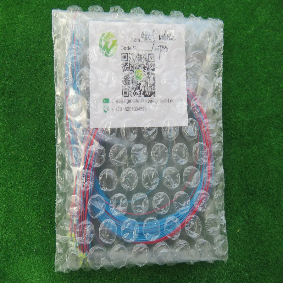 100 шт./лот 0402 0603 0805 1206 SMD модель поезд HO N OO предварительно спаянные Micro Litz Проводные