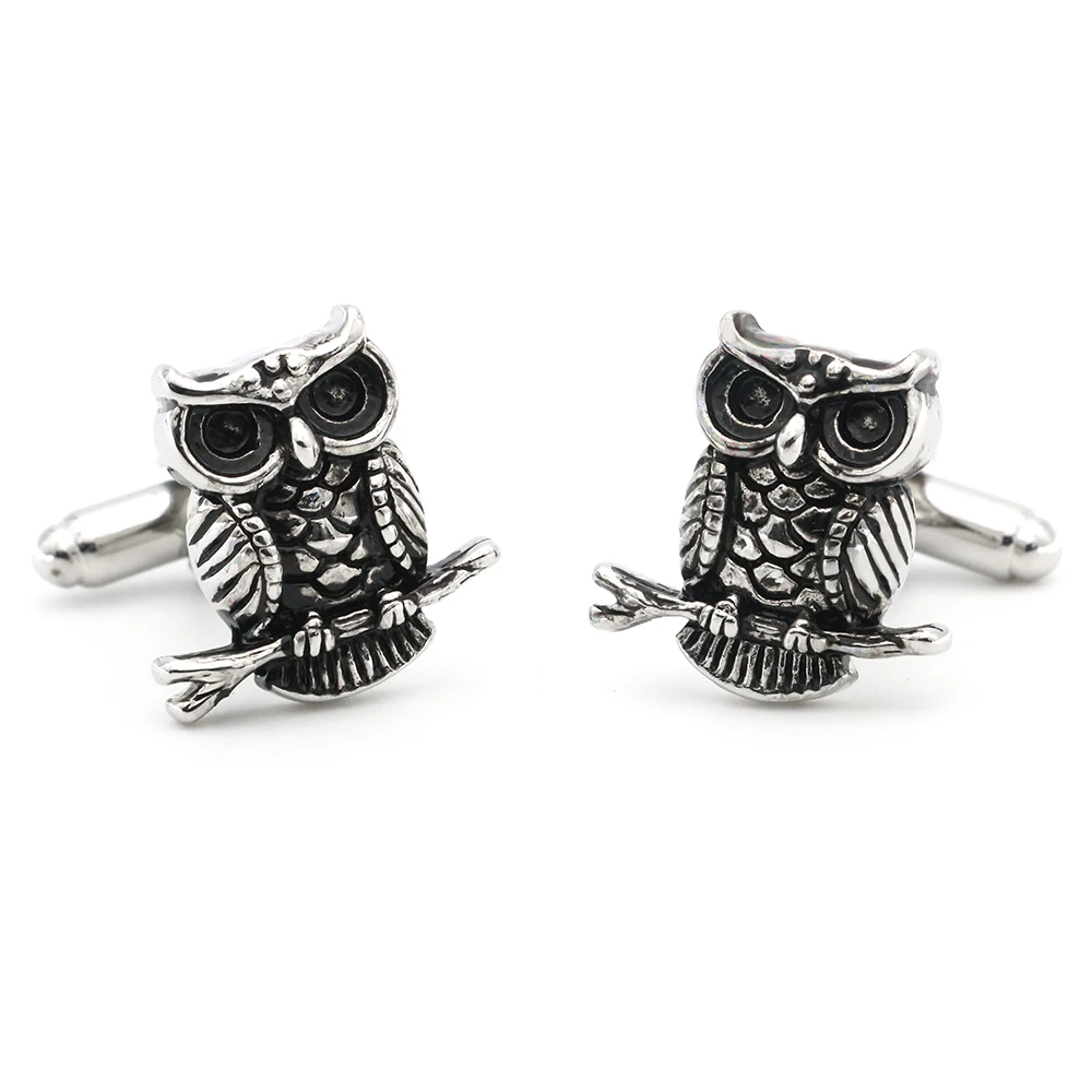iGame New Arrival Cuff Links Vintage Owl Design Quality Brass Material Fashion Cufflinks Free Shipping | Украшения и аксессуары